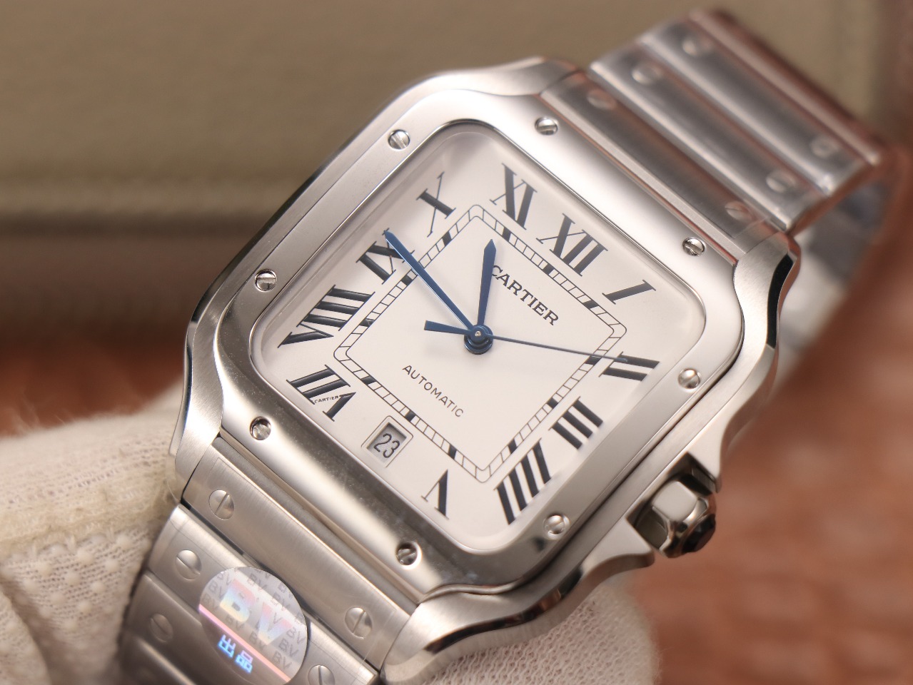 59Swiss-Cartie-Santos-Replica-Stainless-steel-strap-39.8MM-3