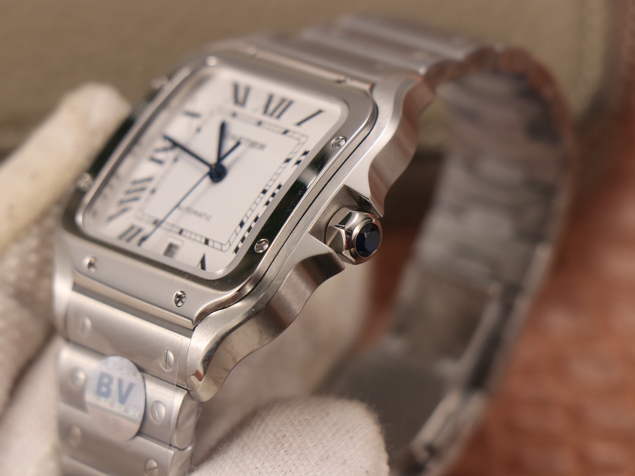 59Swiss-Cartie-Santos-Replica-Stainless-steel-strap-39.8MM-4