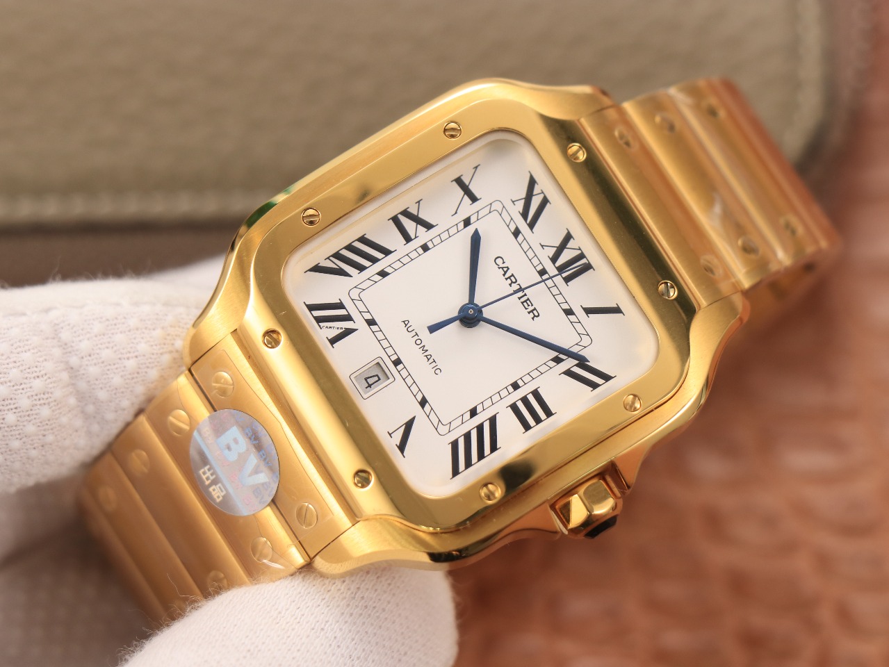 63Swiss-Cartie-Santos-Replica-Stainless-steel-strap-39.8MM-1