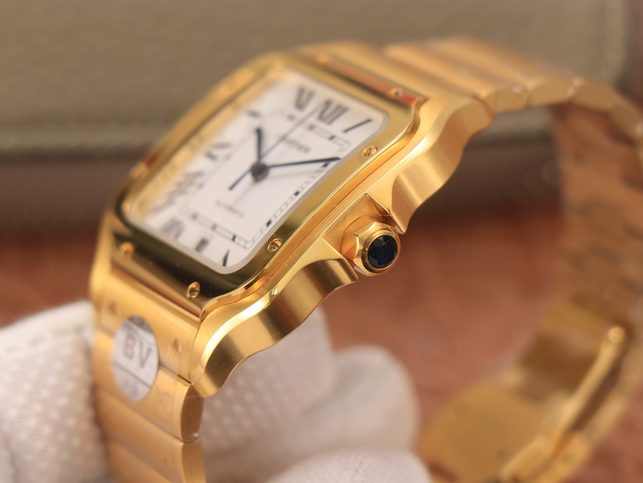 63Swiss-Cartie-Santos-Replica-Stainless-steel-strap-39.8MM-4