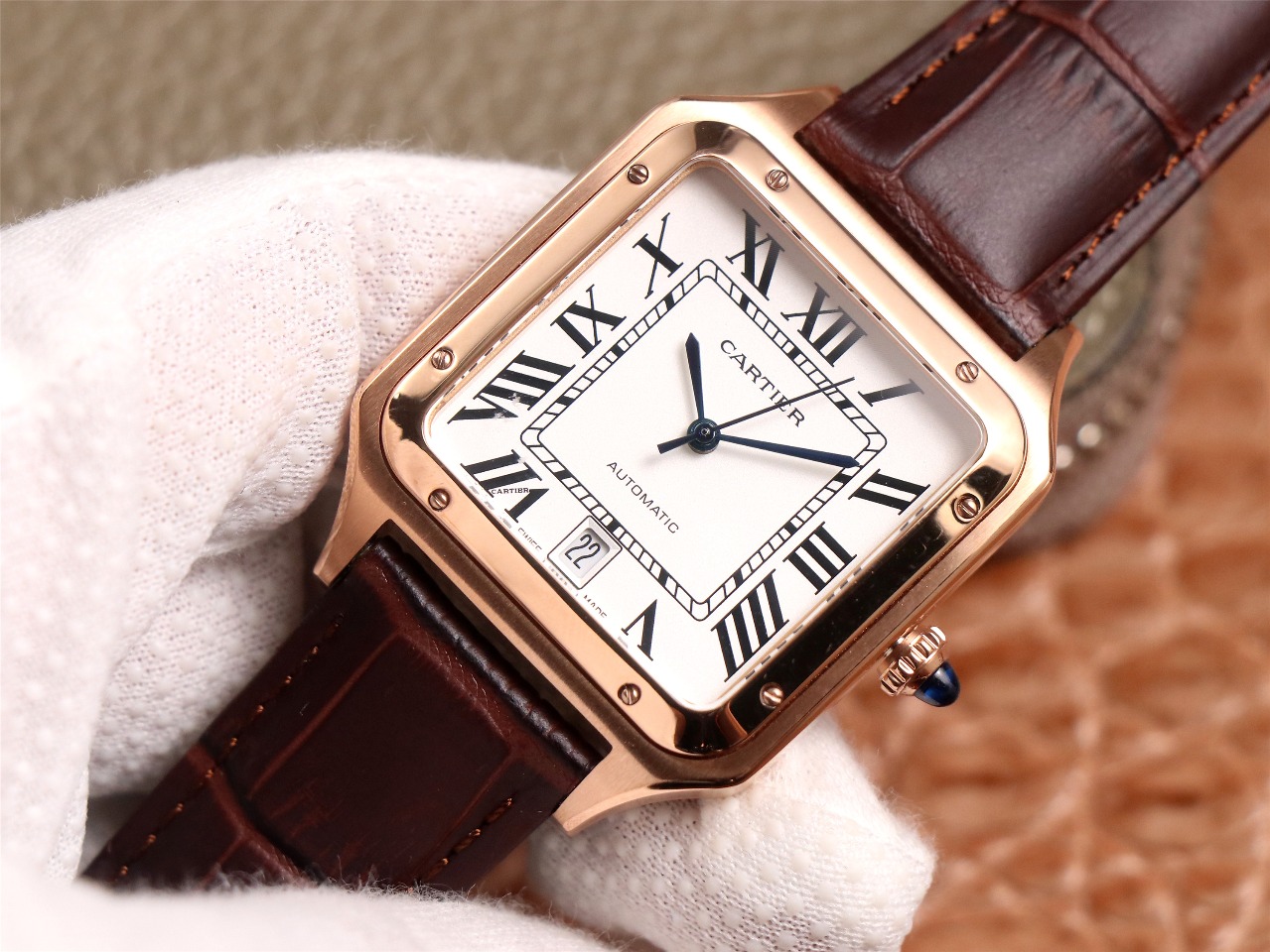65Swiss-Cartie-Santos-Replica-Leather-strap-52MM-1