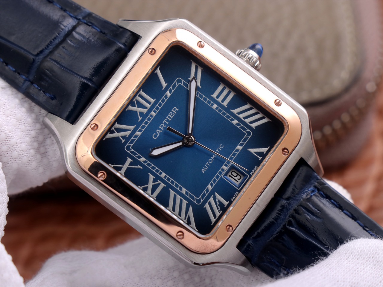 71Swiss-Cartie-Santos-Replica-Leather-strap-52MM-3