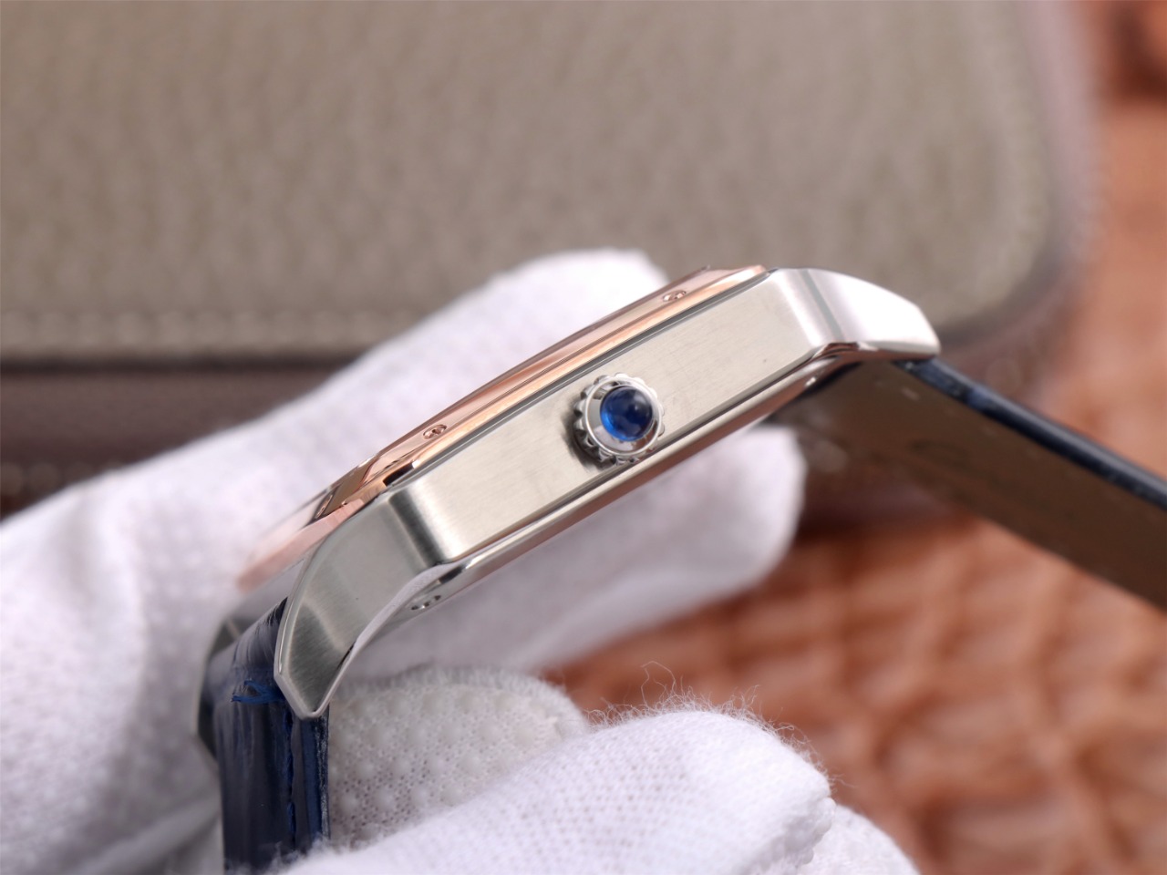 71Swiss-Cartie-Santos-Replica-Leather-strap-52MM-4
