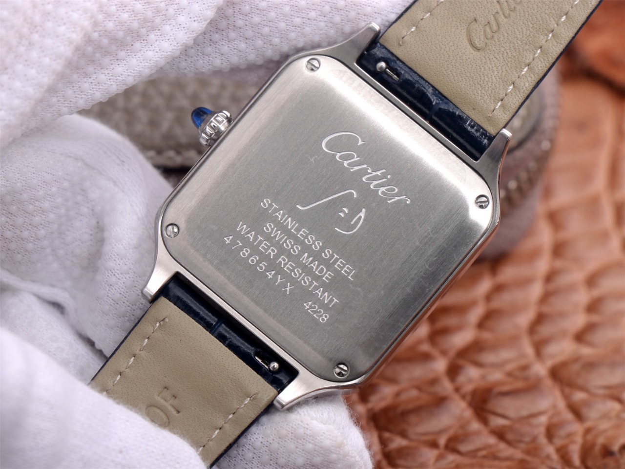 71Swiss-Cartie-Santos-Replica-Leather-strap-52MM-6