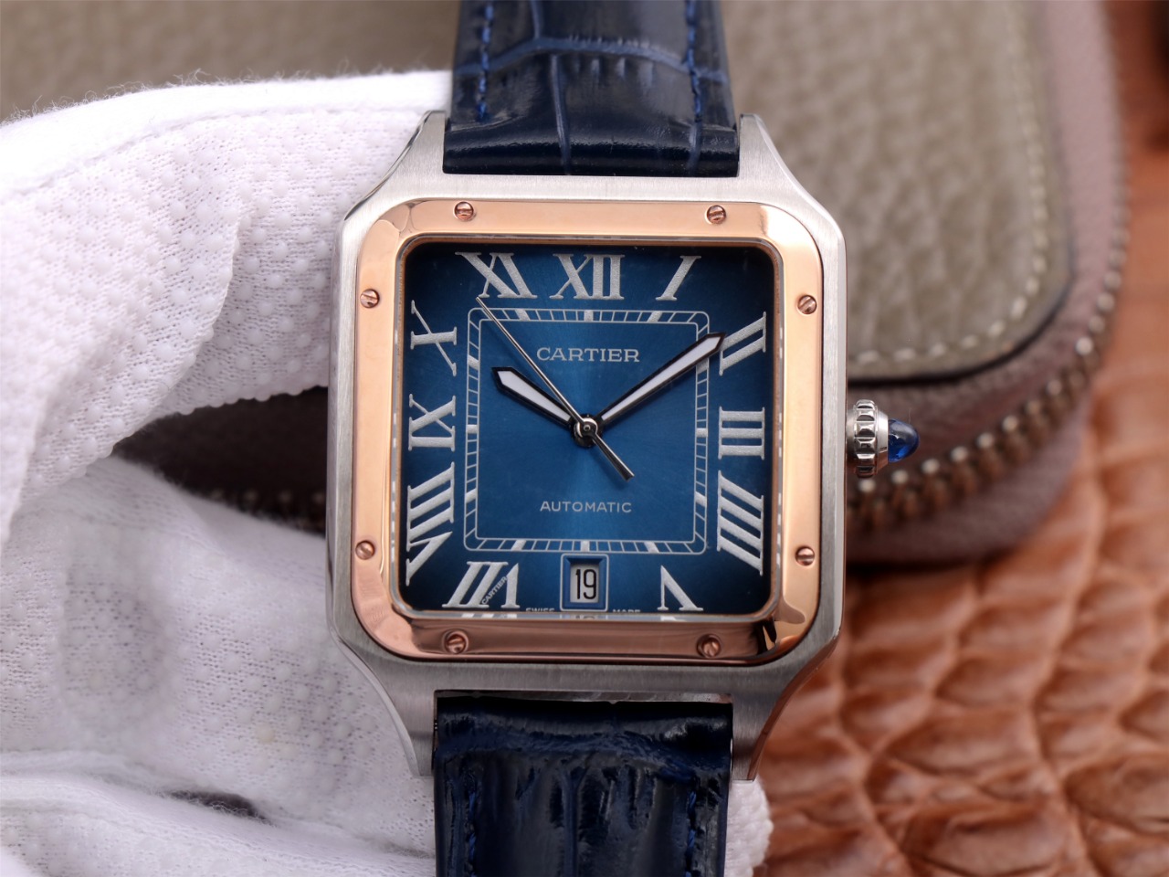 71Swiss-Cartie-Santos-Replica-Leather-strap-52MM