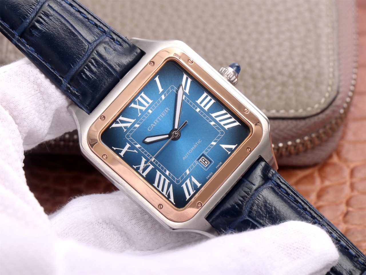 72Swiss-Cartie-Santos-Replica-Leather-strap-52MM-1
