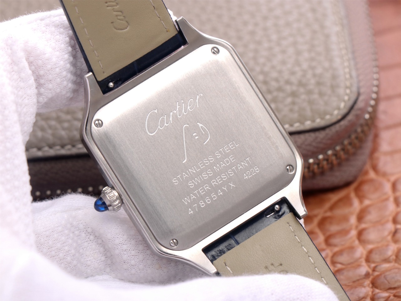 72Swiss-Cartie-Santos-Replica-Leather-strap-52MM-6