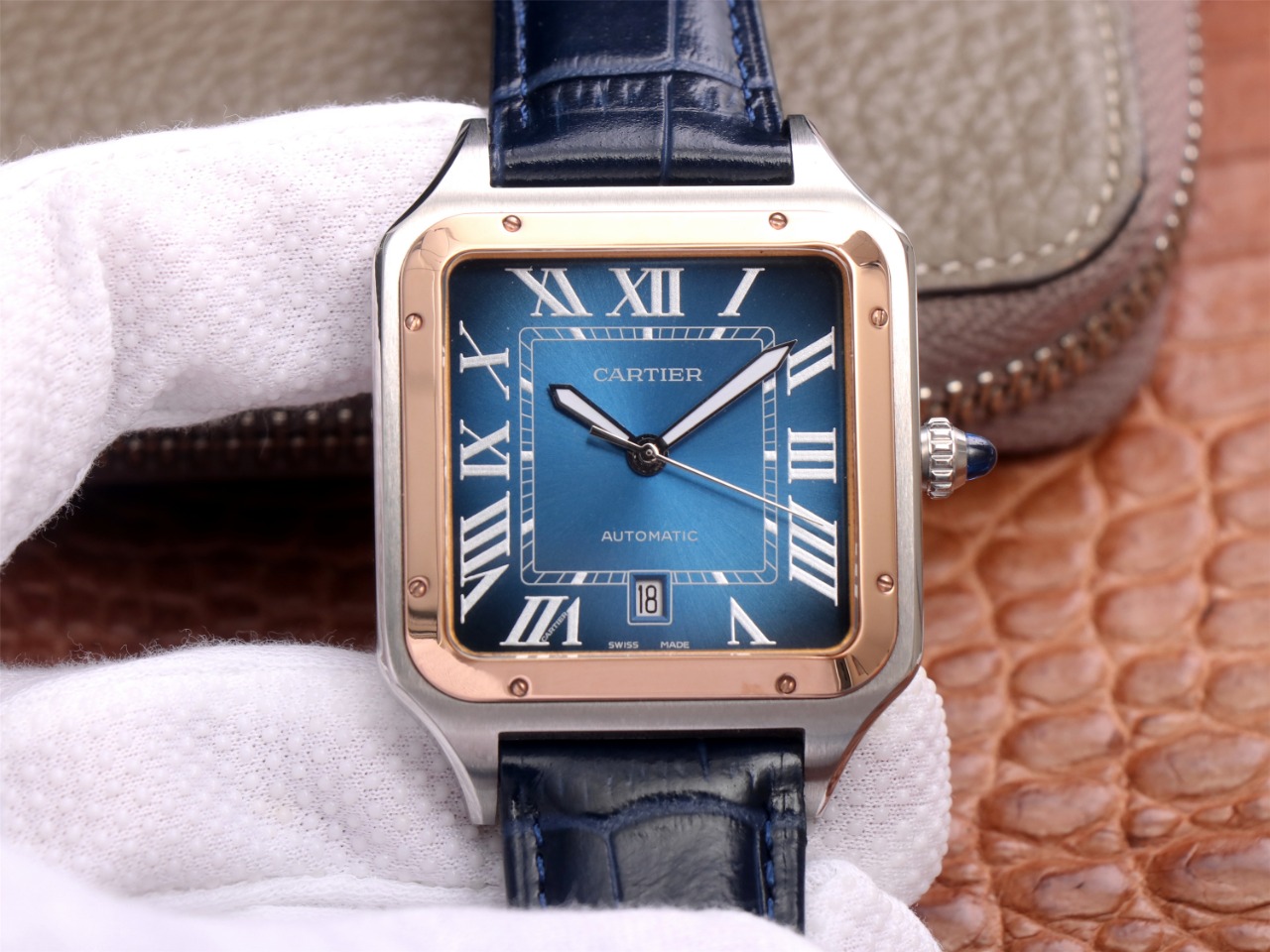 72Swiss-Cartie-Santos-Replica-Leather-strap-52MM