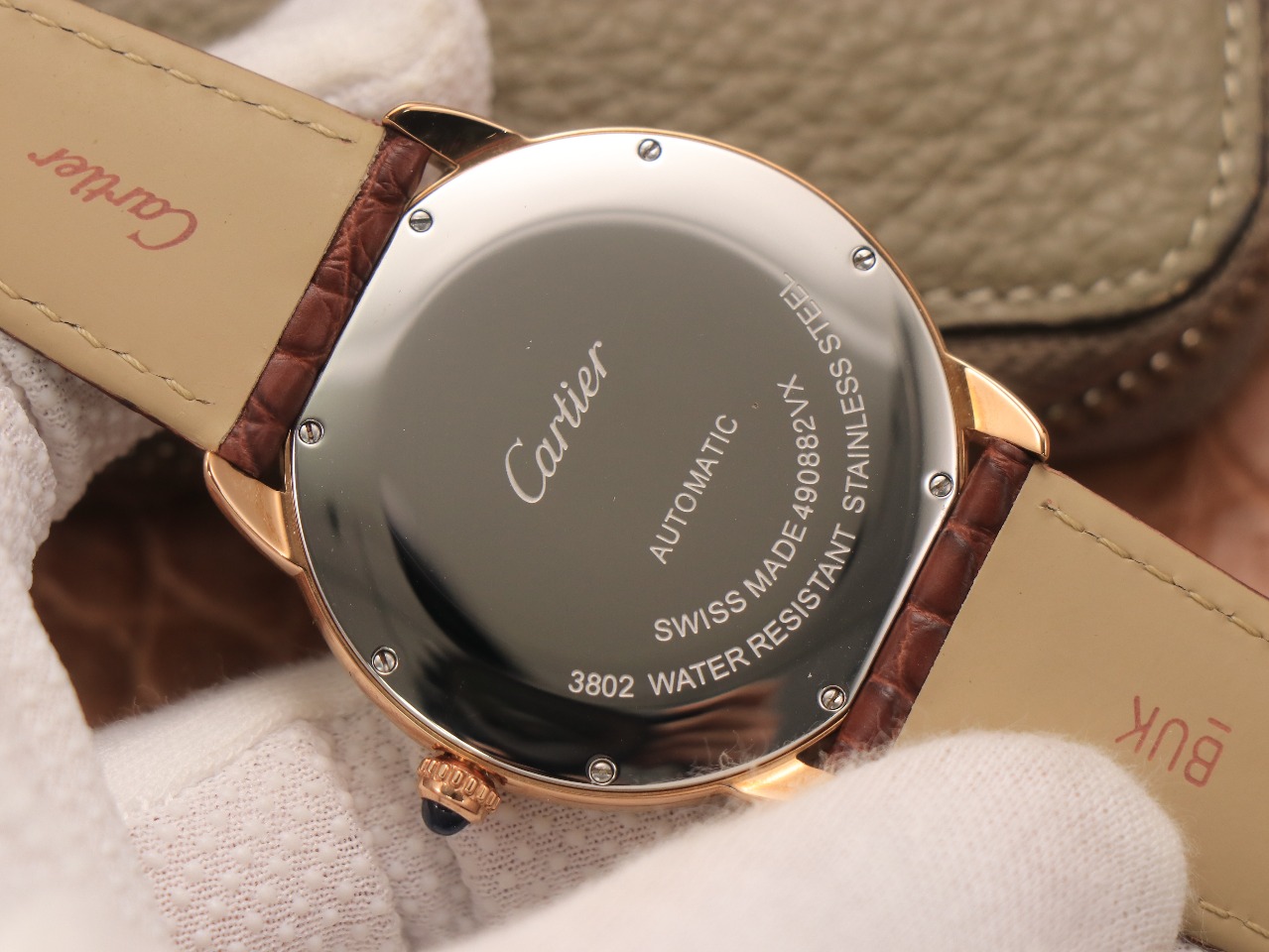 75Swiss-Cartie-Ronde-Replica-W6701010-Leather-strap-42MM-6