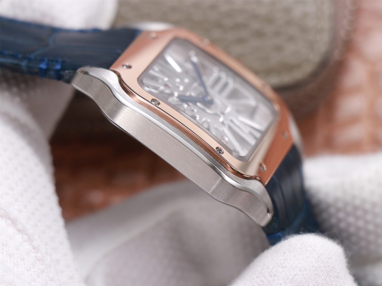 85Swiss-Cartie-Santos-Replica-Leather-strap-39.8MM-5