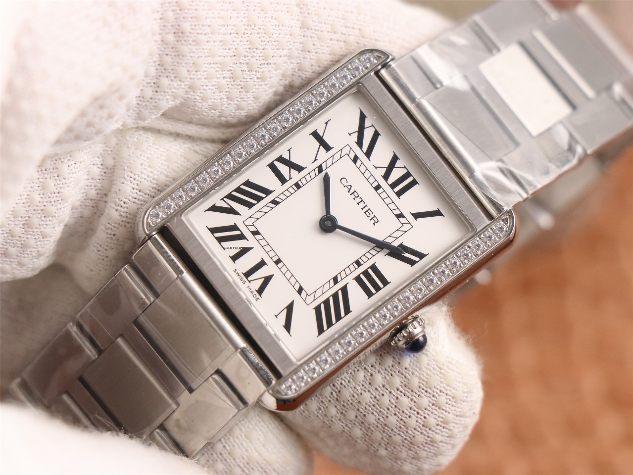 99Swiss-Cartier-Tank-Replica-Stainless-steel-strap-27x34MM-3